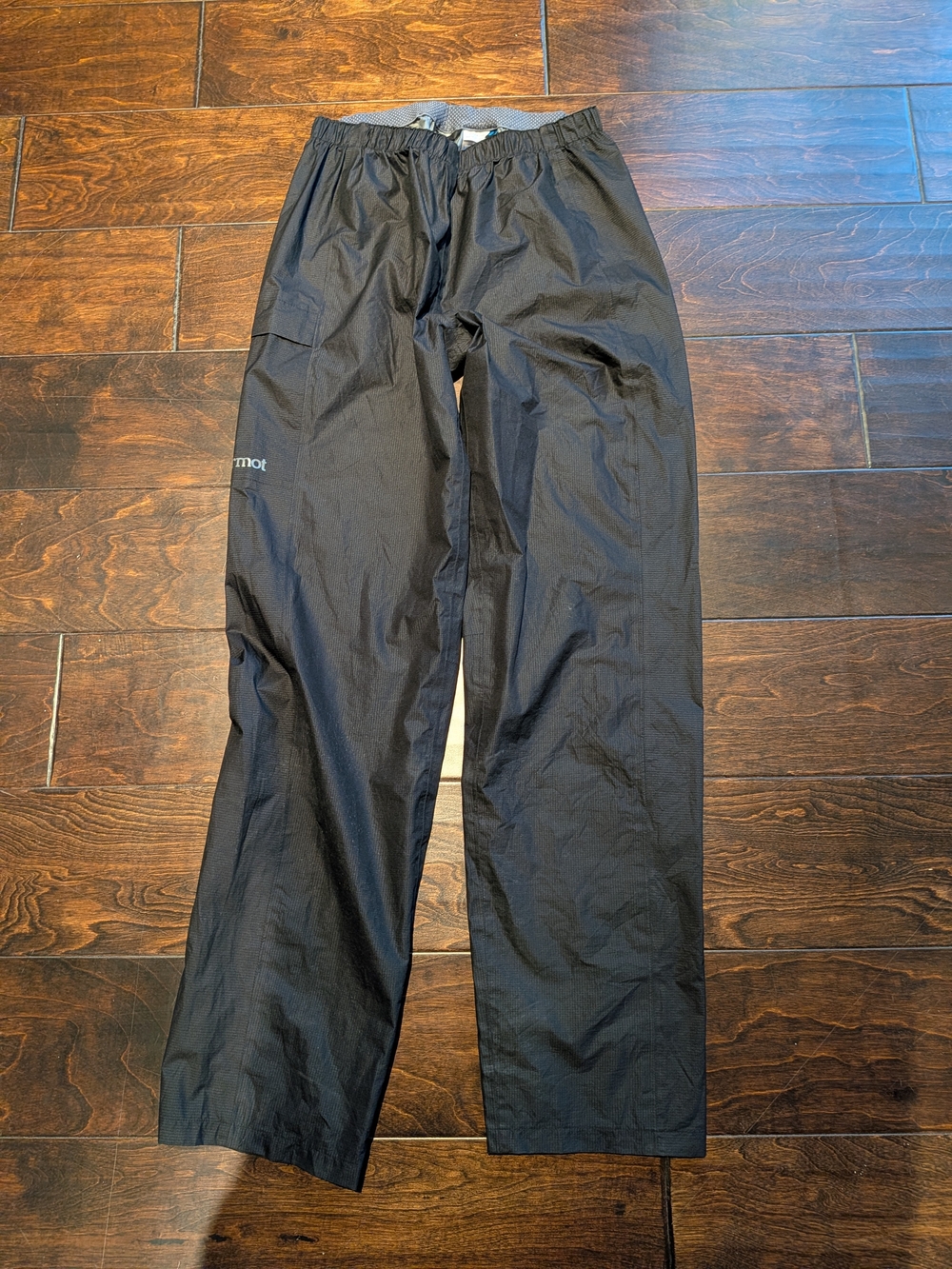 Marmot Bantamweight Waterproof Rain Pants Men M Medium Black Pertex Shield Light